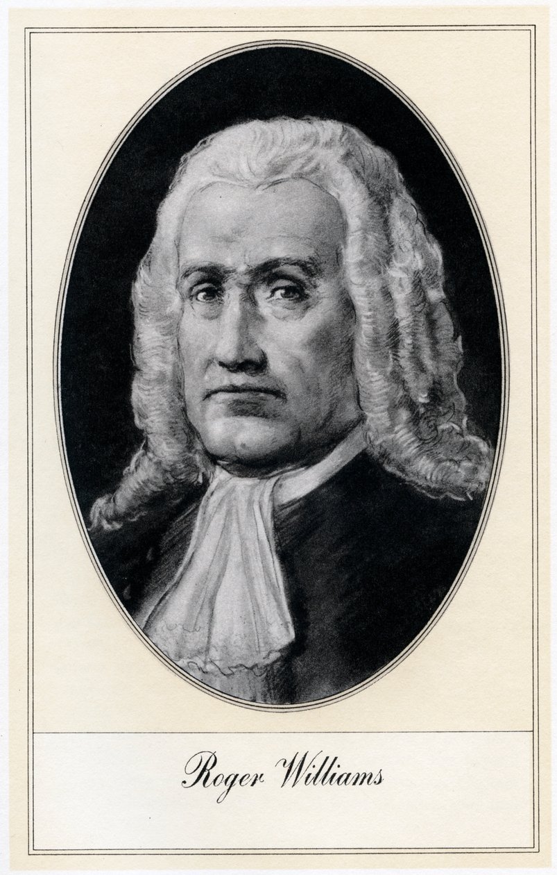 Roger Williams, anglo-amerikansk teolog, tidlig på 1900-tallet. av Gordon Ross