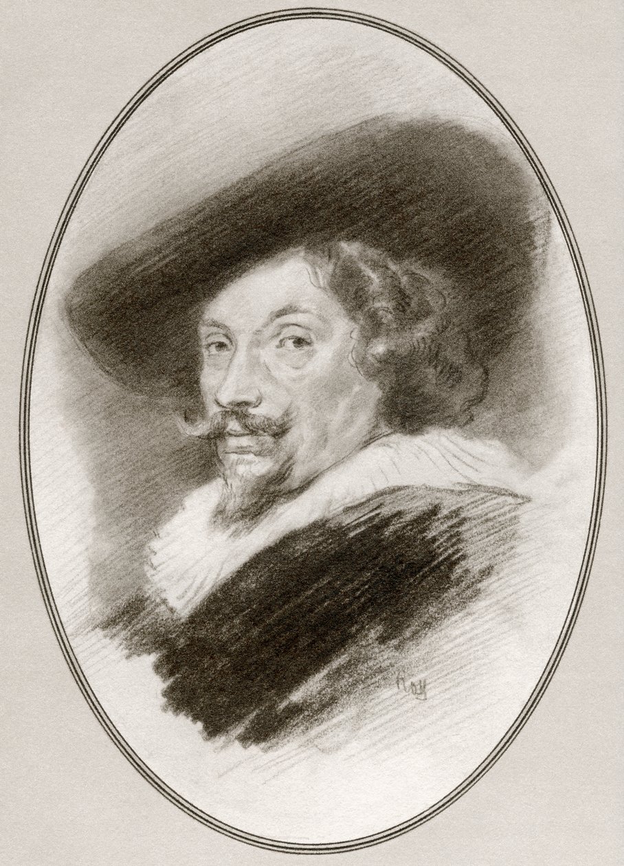Sir Peter Paul Rubens, fra Living Biography of Great Painters av Gordon Ross