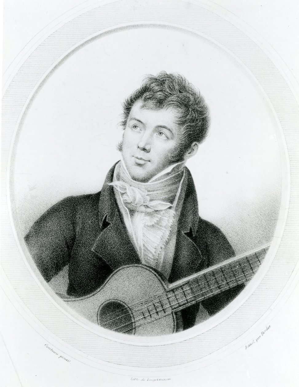 Fernando Sor (1778–1839) ca. 1825 (litografi) av Gottfried or Godefroy Engelmann