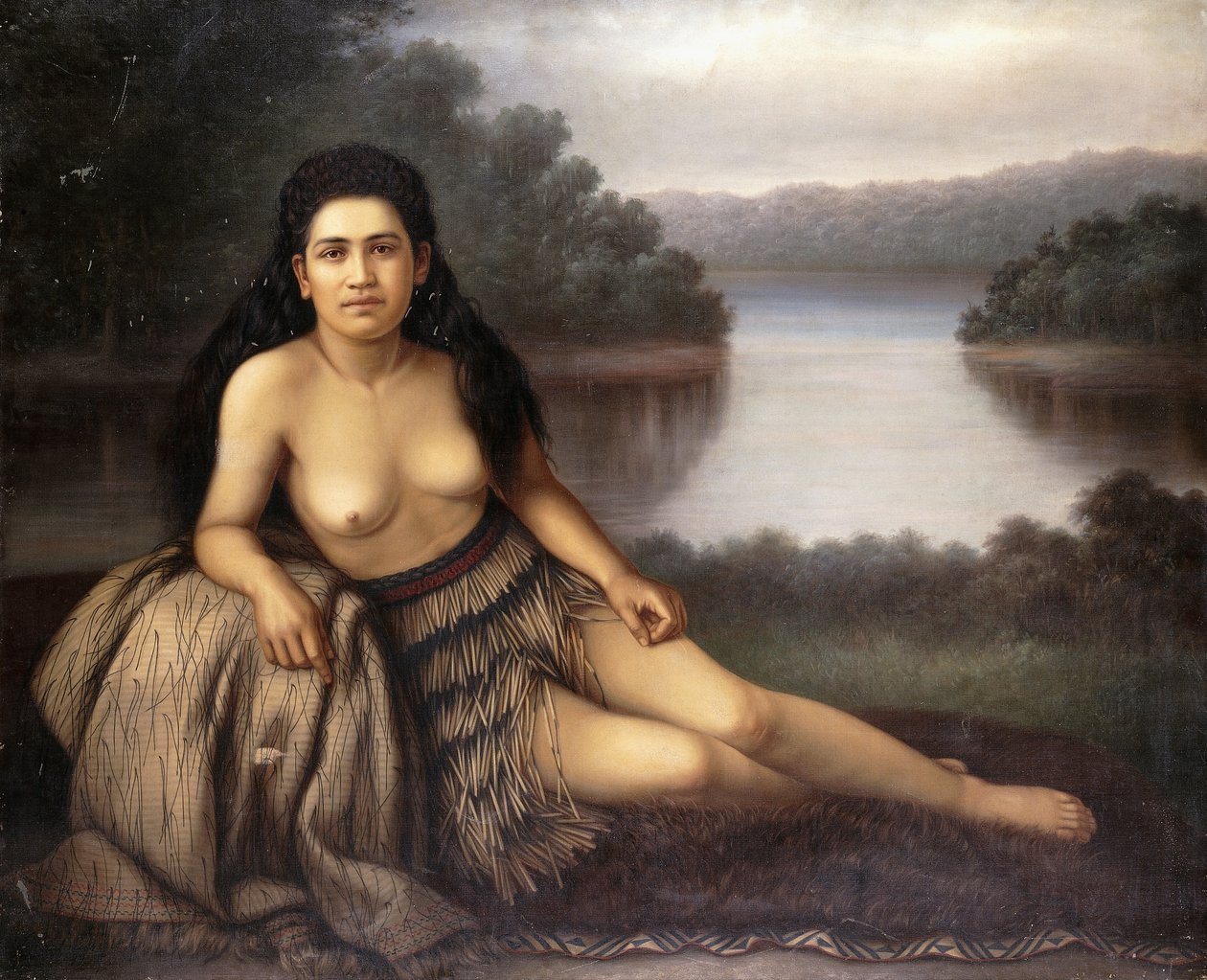 Hinemoa, 1899 av Gottfried Lindauer