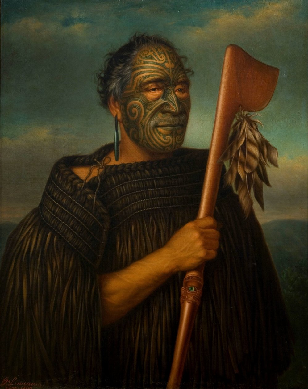 Tamati Waka Nene av Gottfried Lindauer