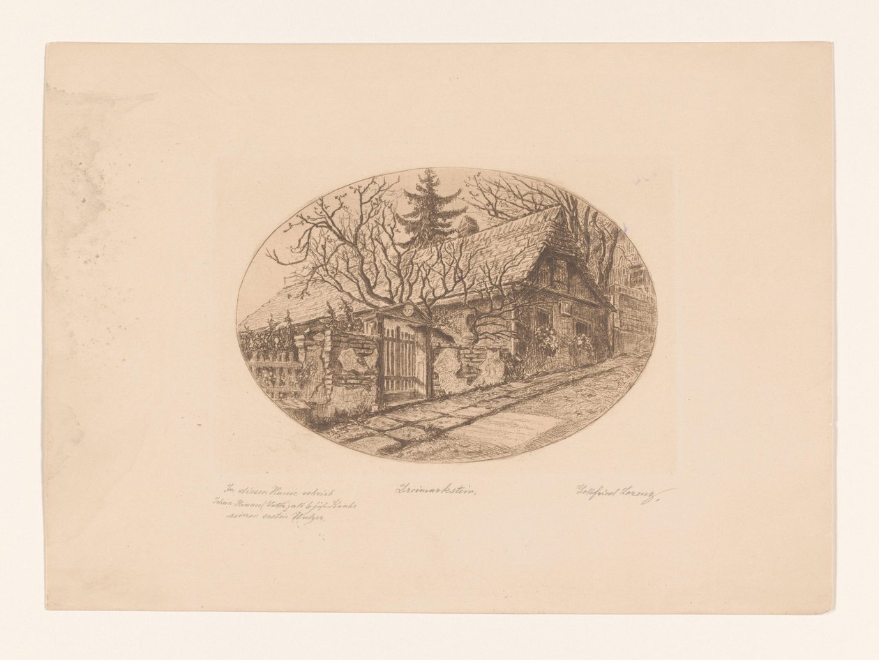 Dreimarkstein (original tittel på objekt) av Gottfried Lorenz (signed by artist)