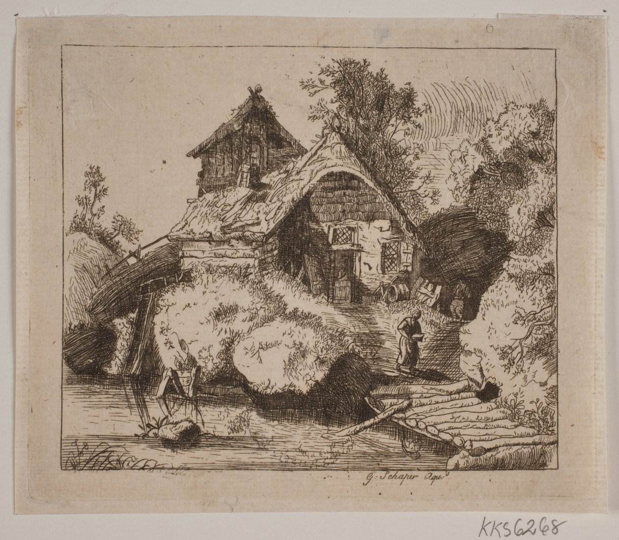 Gammelt våningshus av Gottfried Schaper