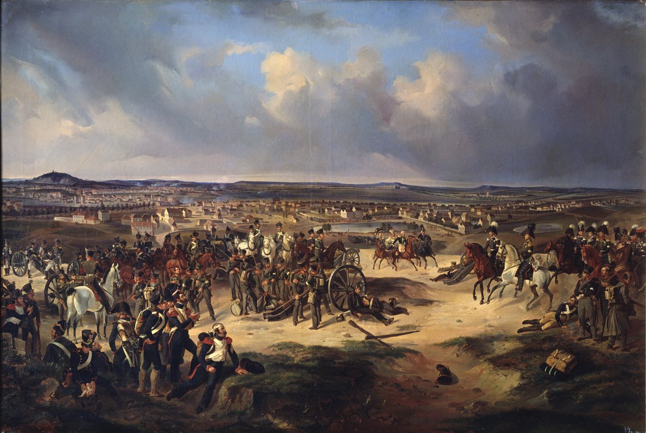 Slaget ved Paris 17. mars 1814, 1834 av Gottfried Willewalde