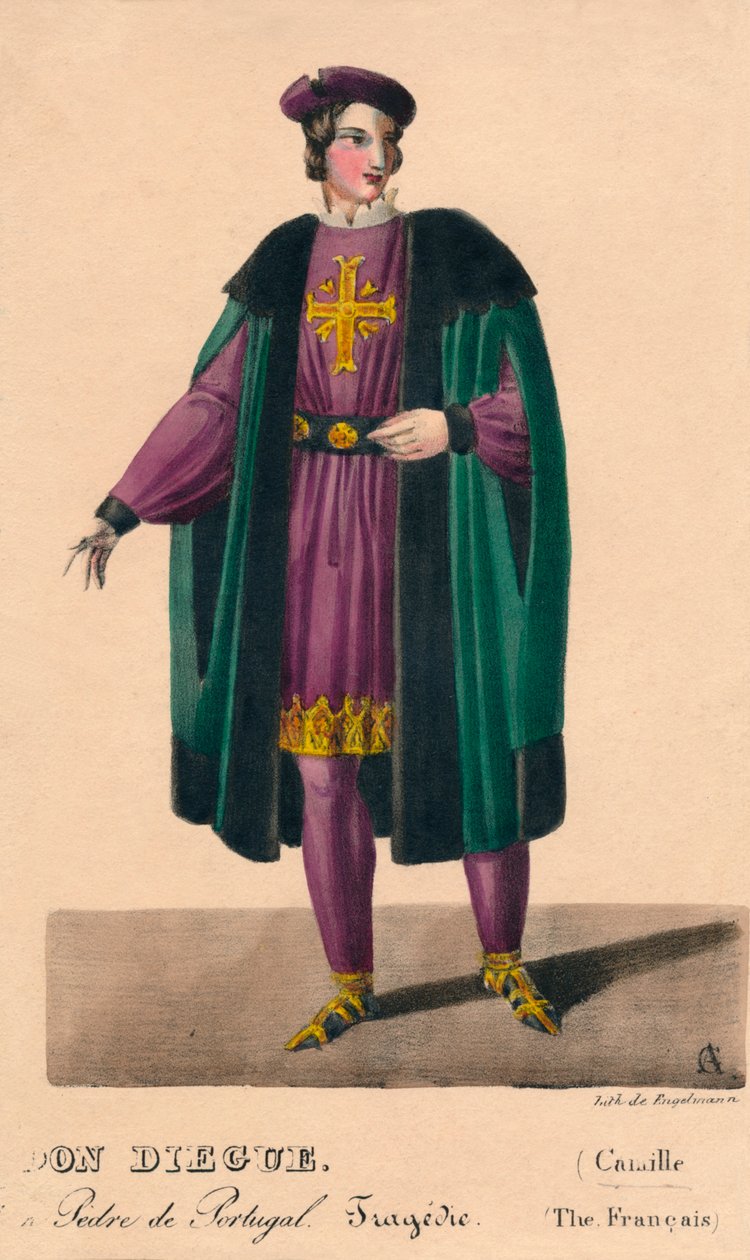 Don Diegue, ca 1820-tallet. av Gottfried or Godefroy Engelmann