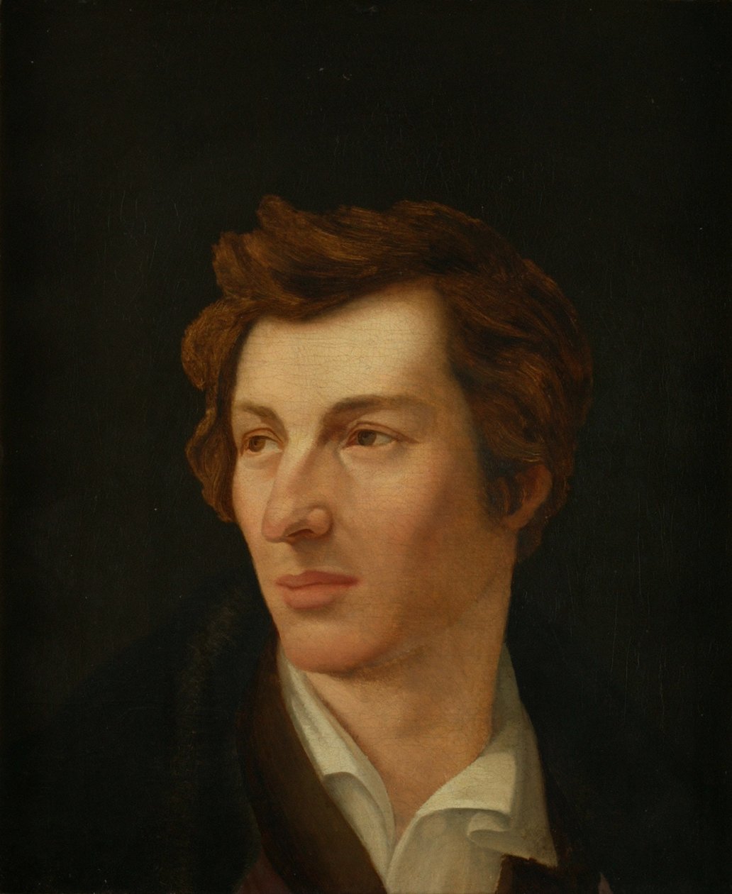 Portrett av poeten Heinrich Heine 1797-1856, 1828 av Gottlieb Gassen