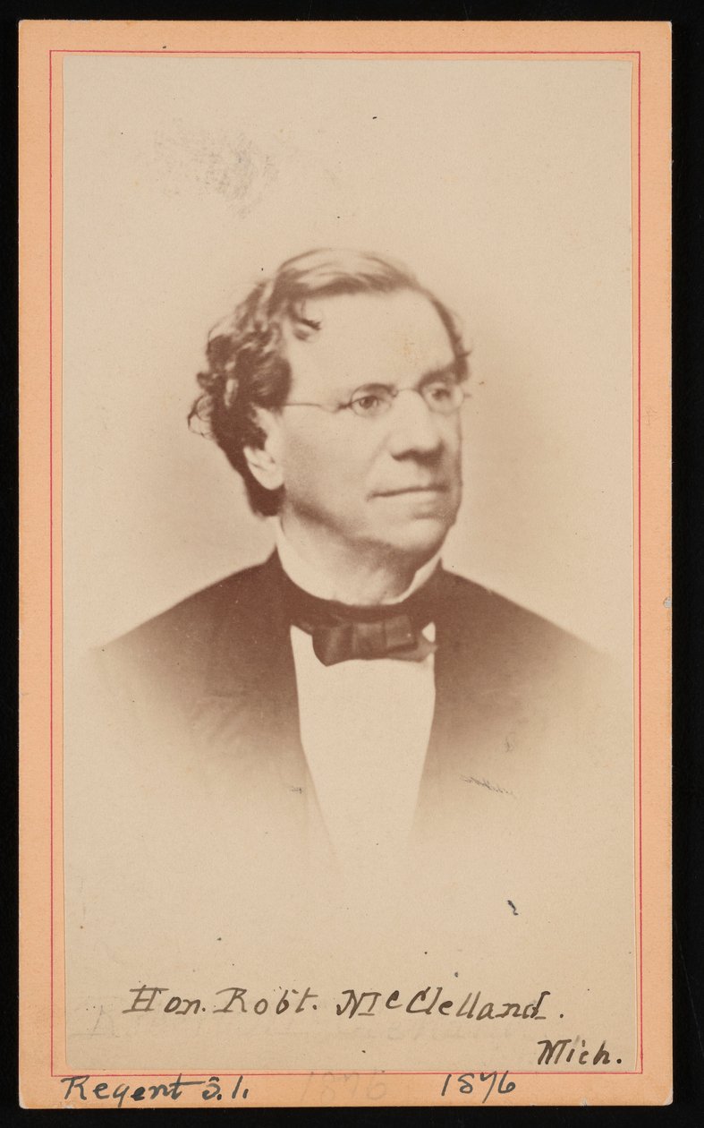 Portrett av Robert McClelland 1807-1880, 1876. av Gottschalk Grelling