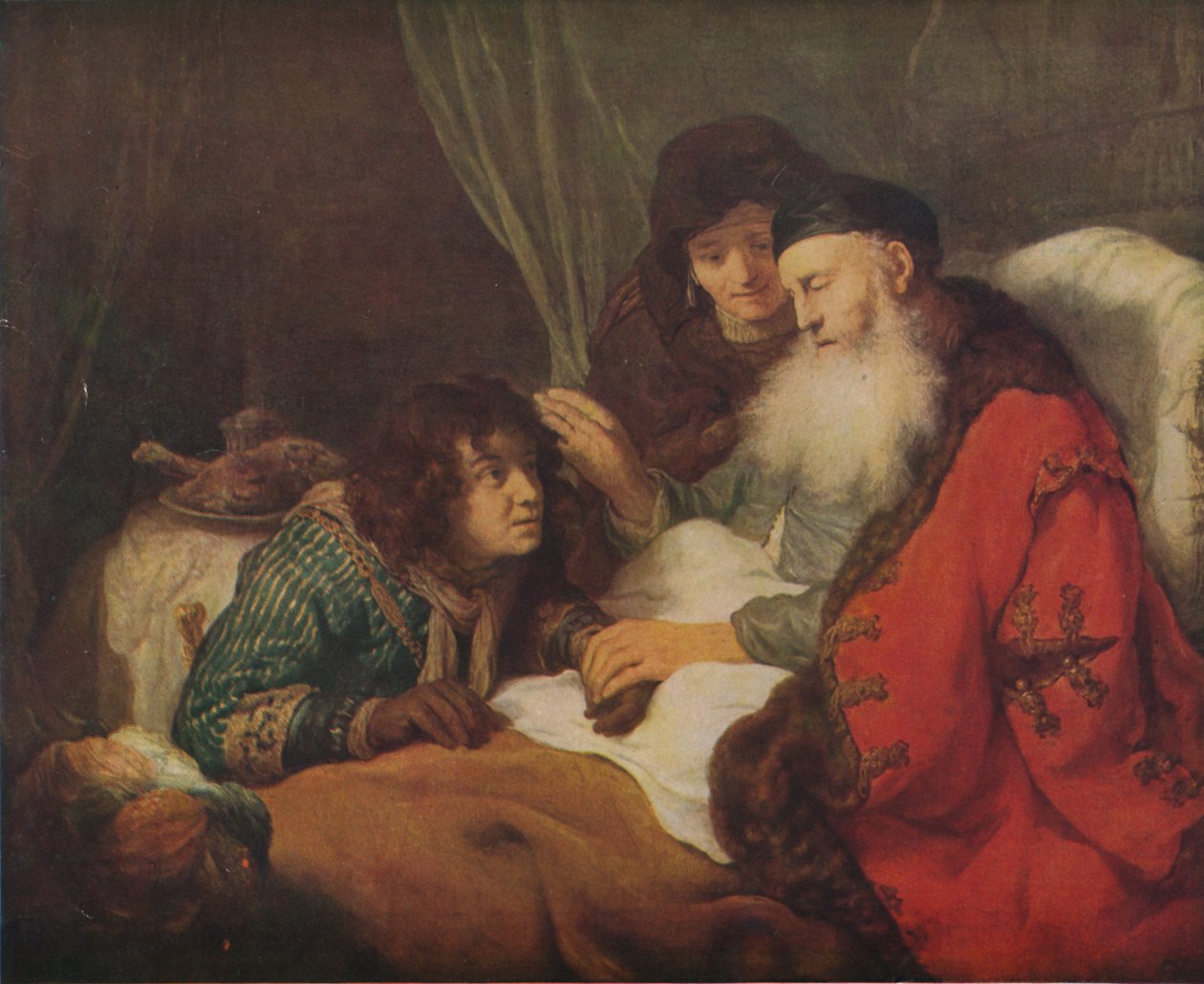 Isaac Blessing Jacob, c1638, 1914. av Govaert Flinck