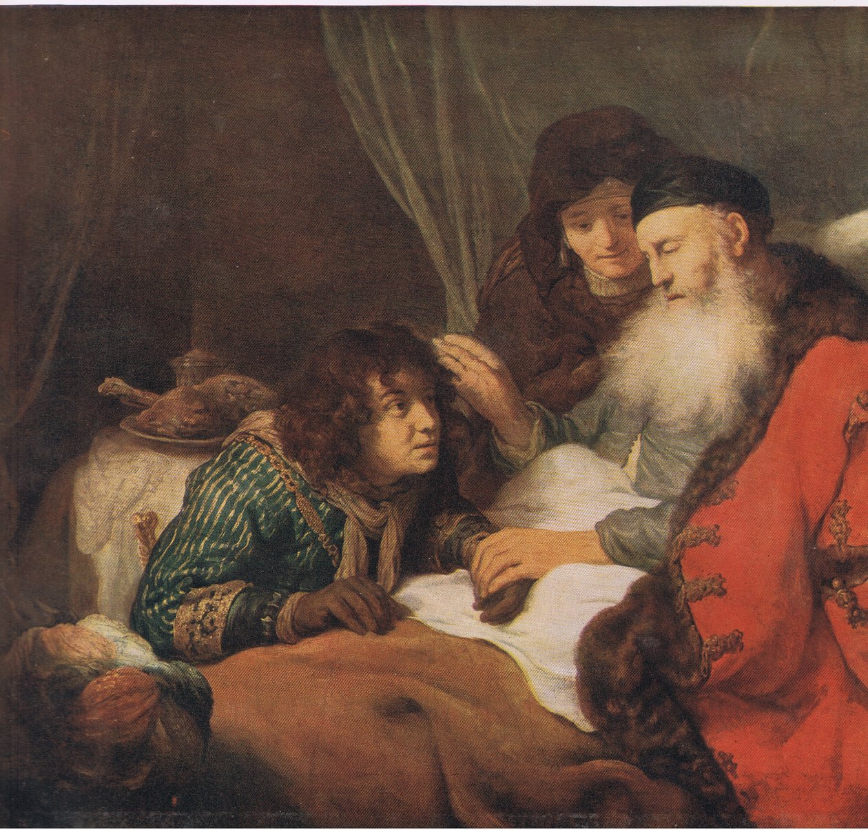 Isaac velsigner Jacob, Bibbys Annual, 1916-17 av Govaert Flinck