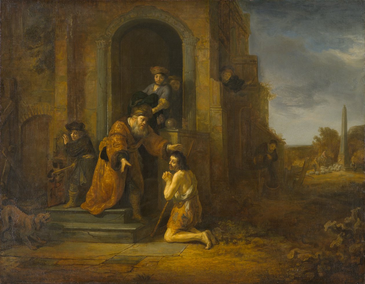 The Return of the Prodigal Son, ca. 1640-1642 av Govaert Flinck