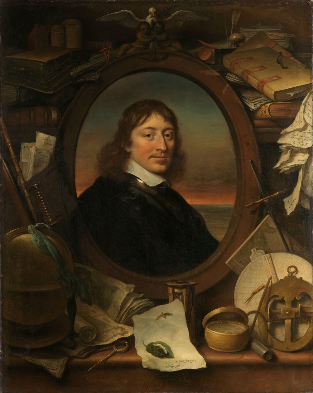 Gerard Pietersz Hulft (1621–56), første rådmann og generaldirektør for det nederlandske østindiske kompani av Govert Flinck