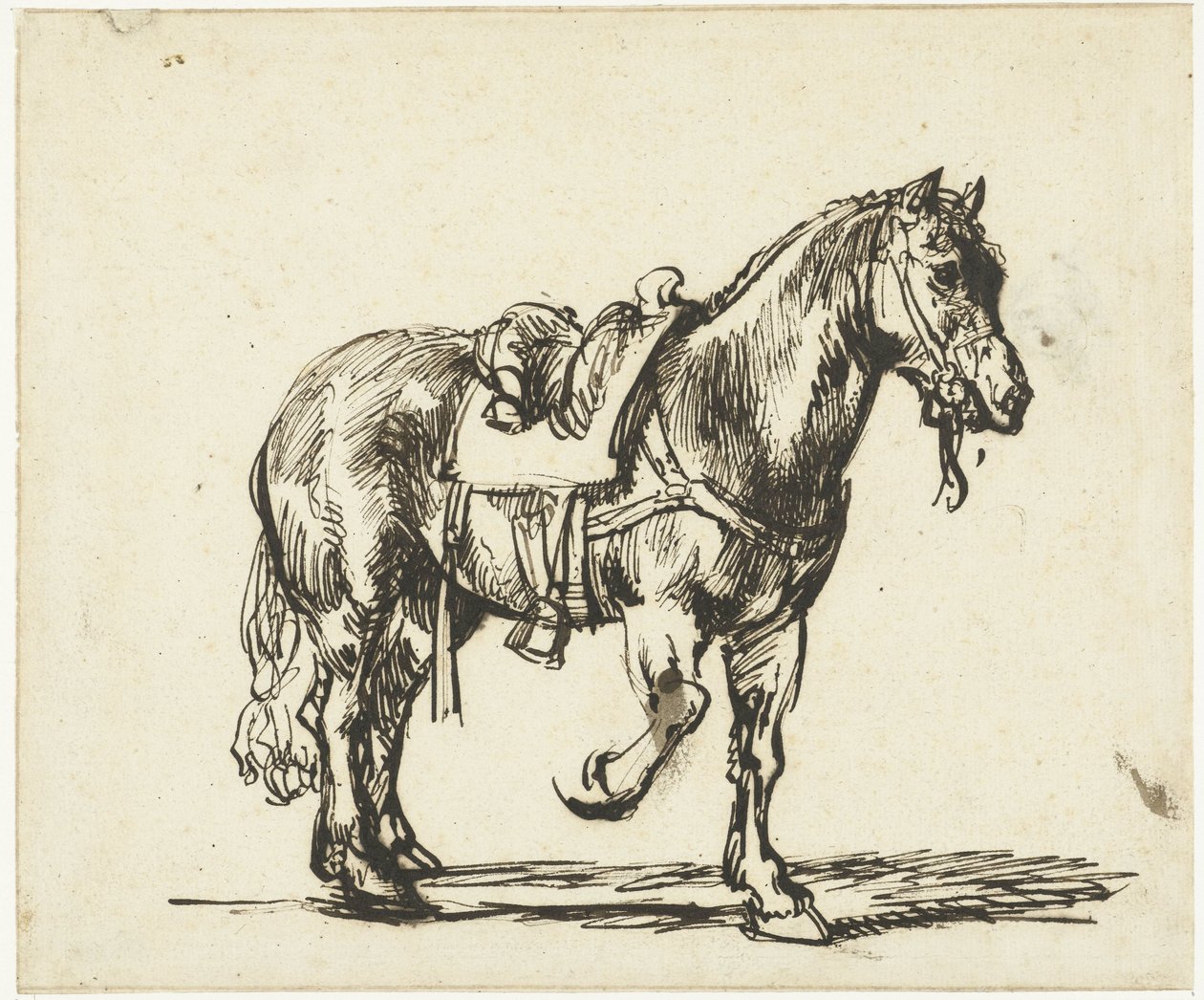 Hest av den barmhjertige samaritan av Govert Flinck