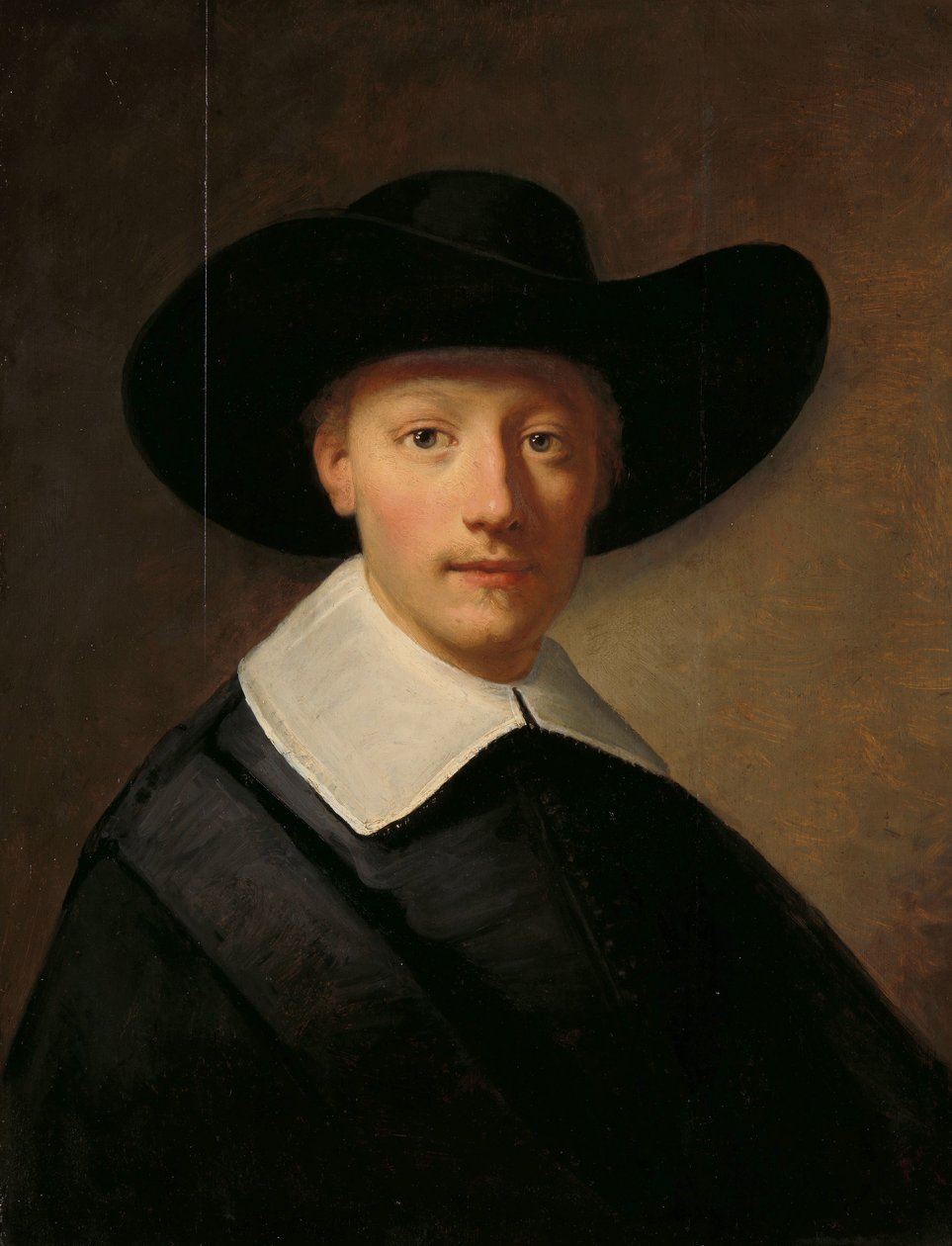 Portrett av en mann, tradisjonelt kjent som Gozen Centen (1611/12-1677) av Govert Flinck