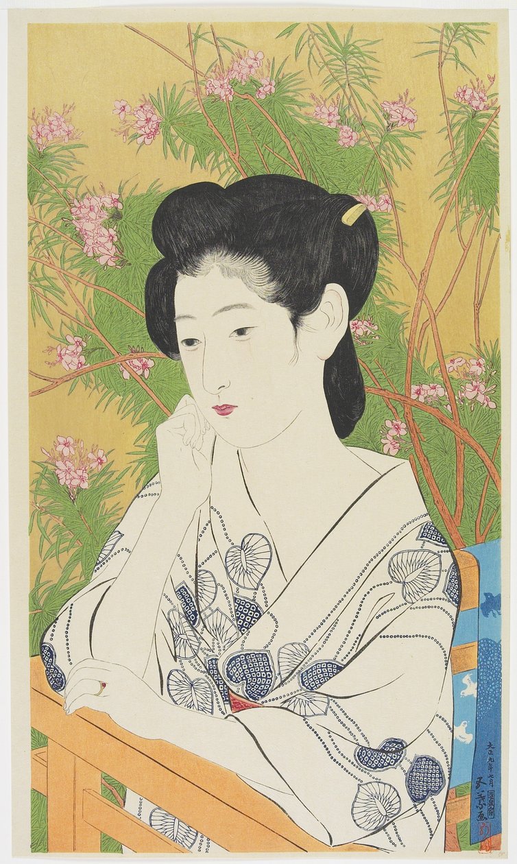 På et Hot Springs Inn, juli 1920 av Goyo Hashiguchi