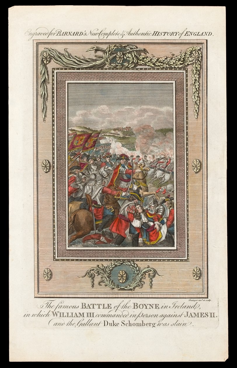 ?Det berømte slaget ved Boyne i Irland, 1690? av Grainger