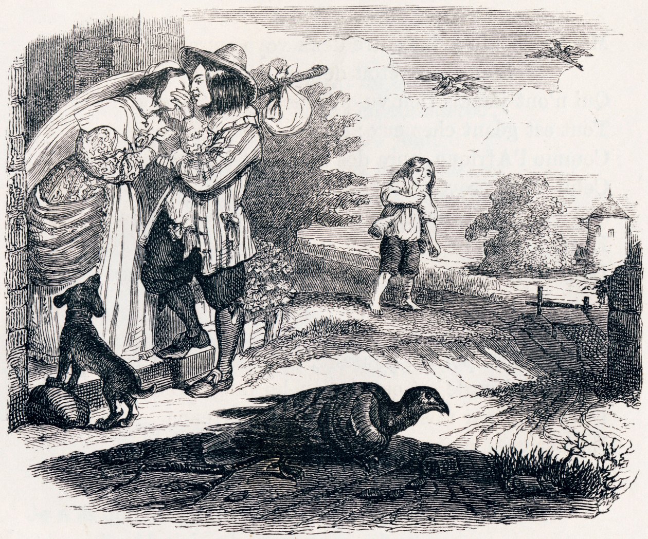 Begge duene - Fables av La Fontaine av Grandville