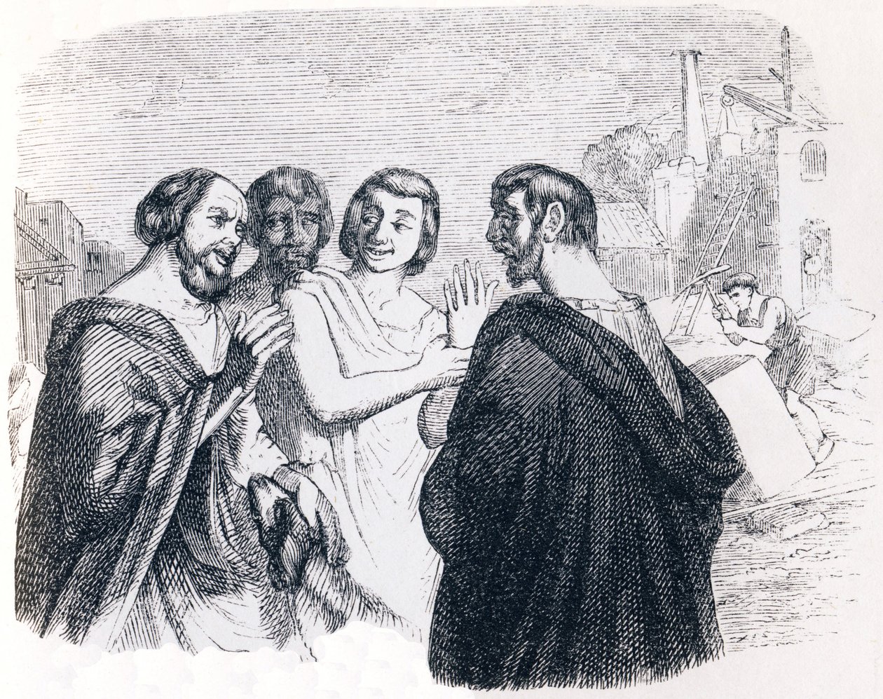Speech of Socrat (Parole de Socrate) - Fabler av La Fontaine av Grandville