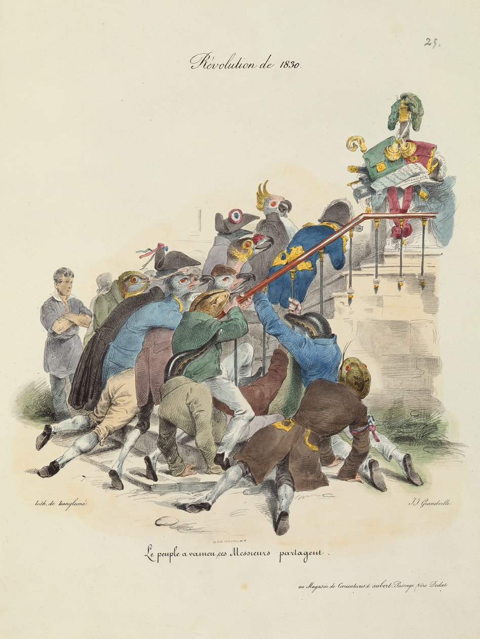 Revolusjonen i 1830 av Grandville 1803 47 after Grandville 1803 47 after