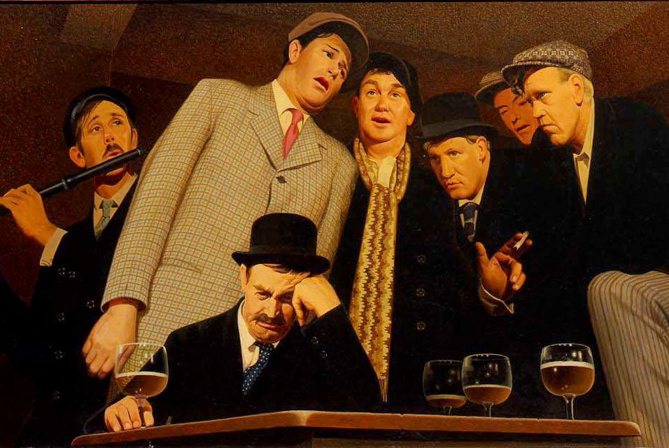Sentimental Balladn av Grant Wood