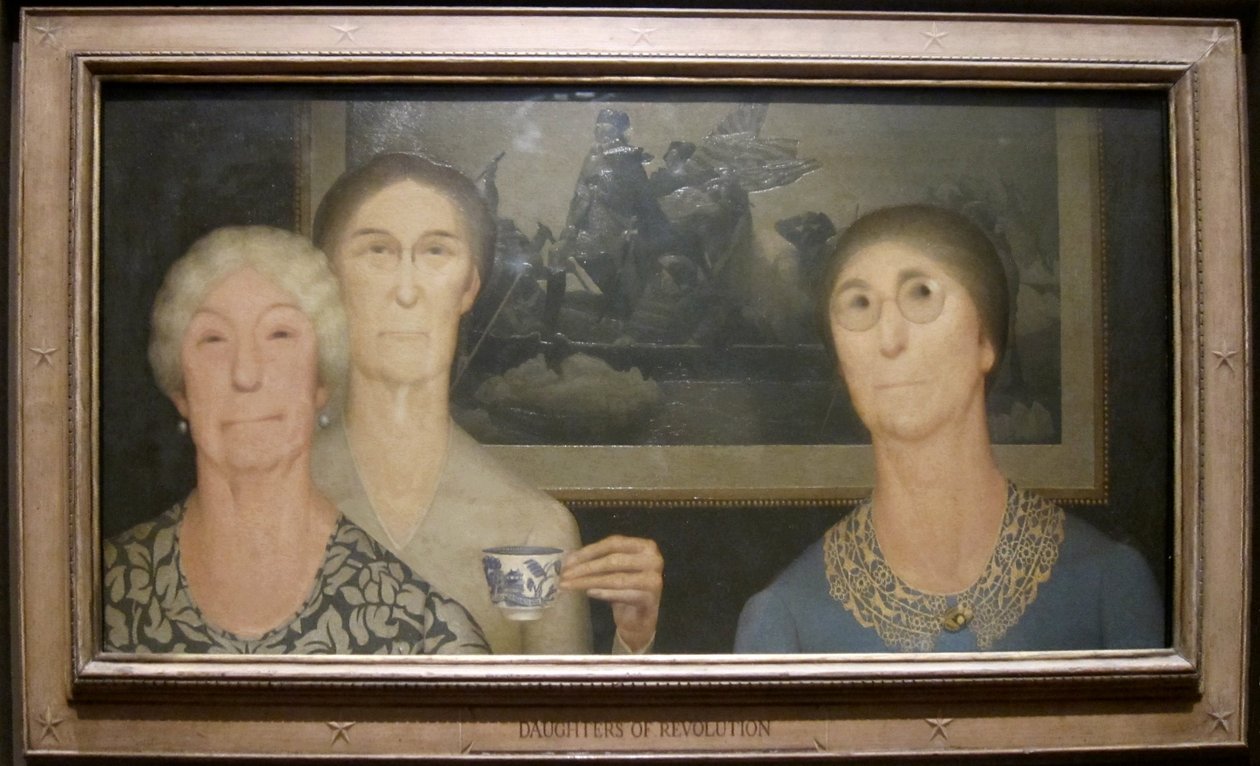 Revolusjonsdøtre av Grant Wood