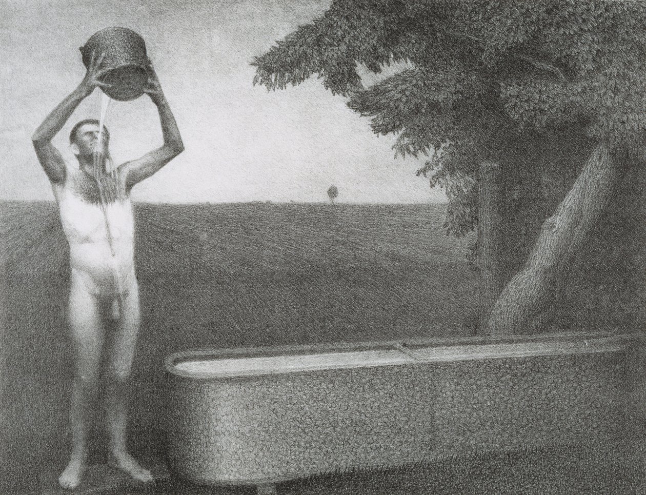 Sultry Night, 1939 av Grant Wood