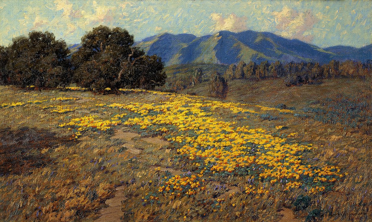 California valmuer av Granville Redmond