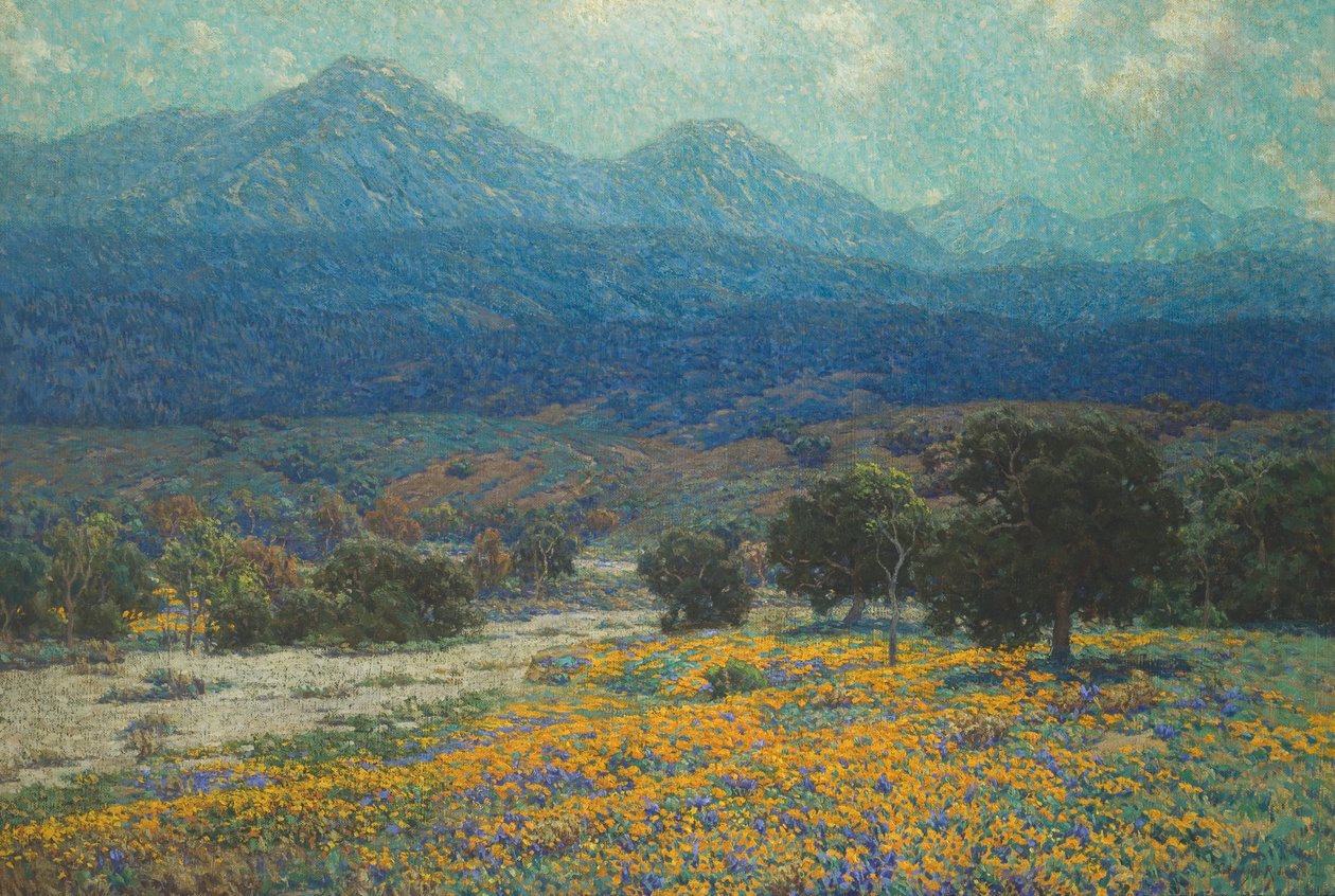 California Poppy Field, ca. 1926 av Granville Redmond
