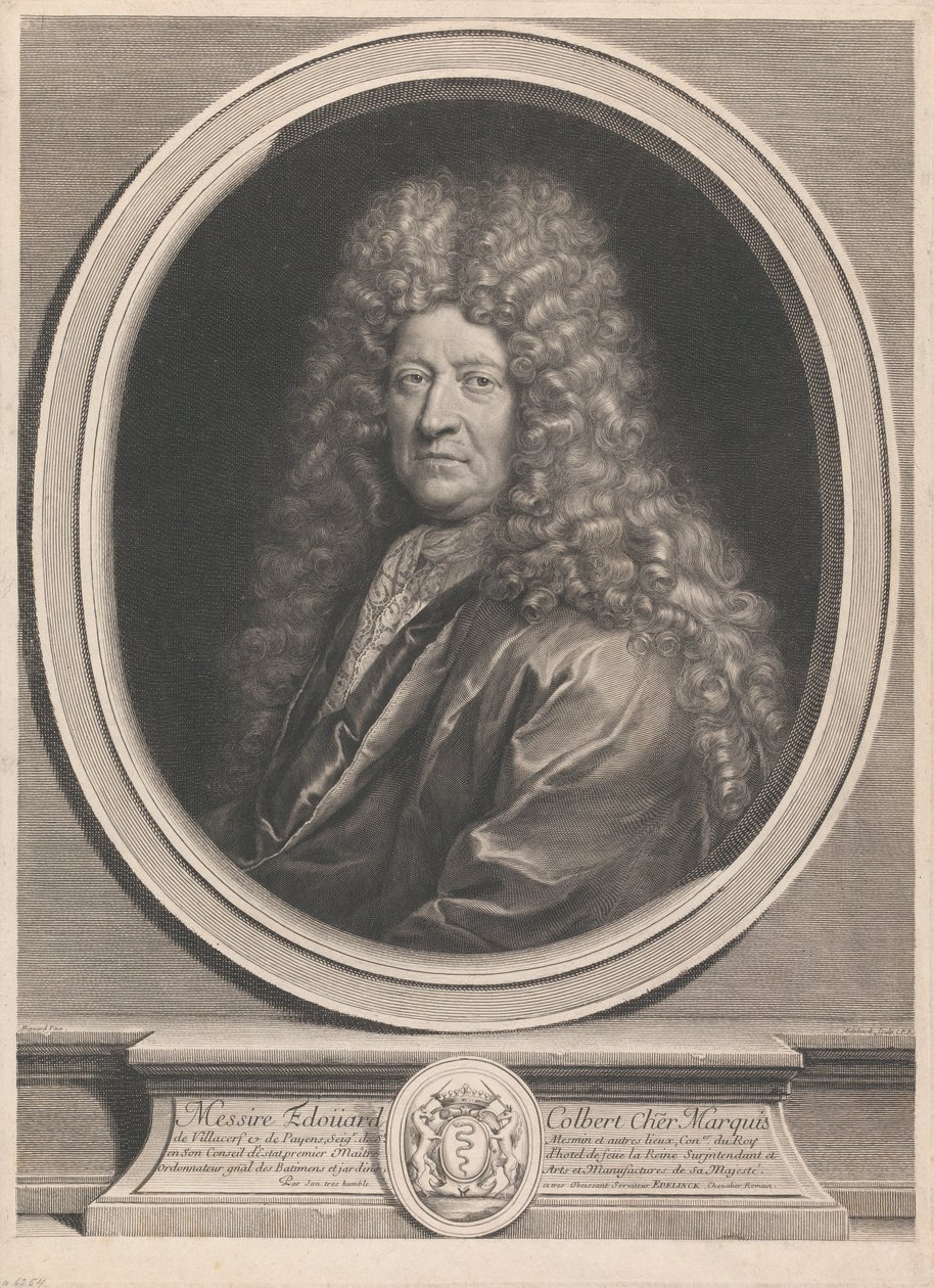 Édouard Colbert, Marquis de Villacerf av Gérard Edelinck