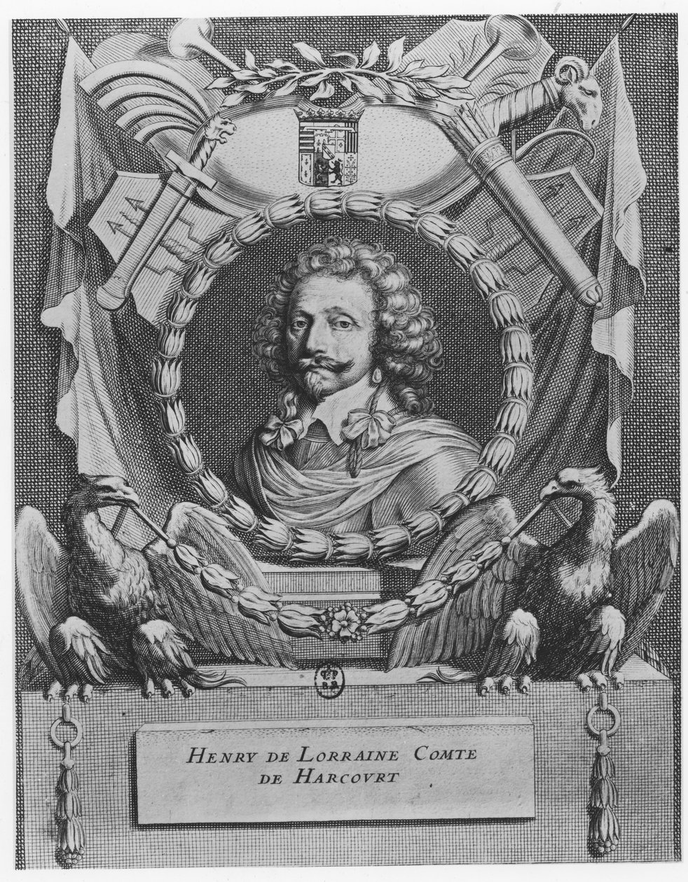 Henri de Lorraine, greve av Harcourt av Gérard Edelinck