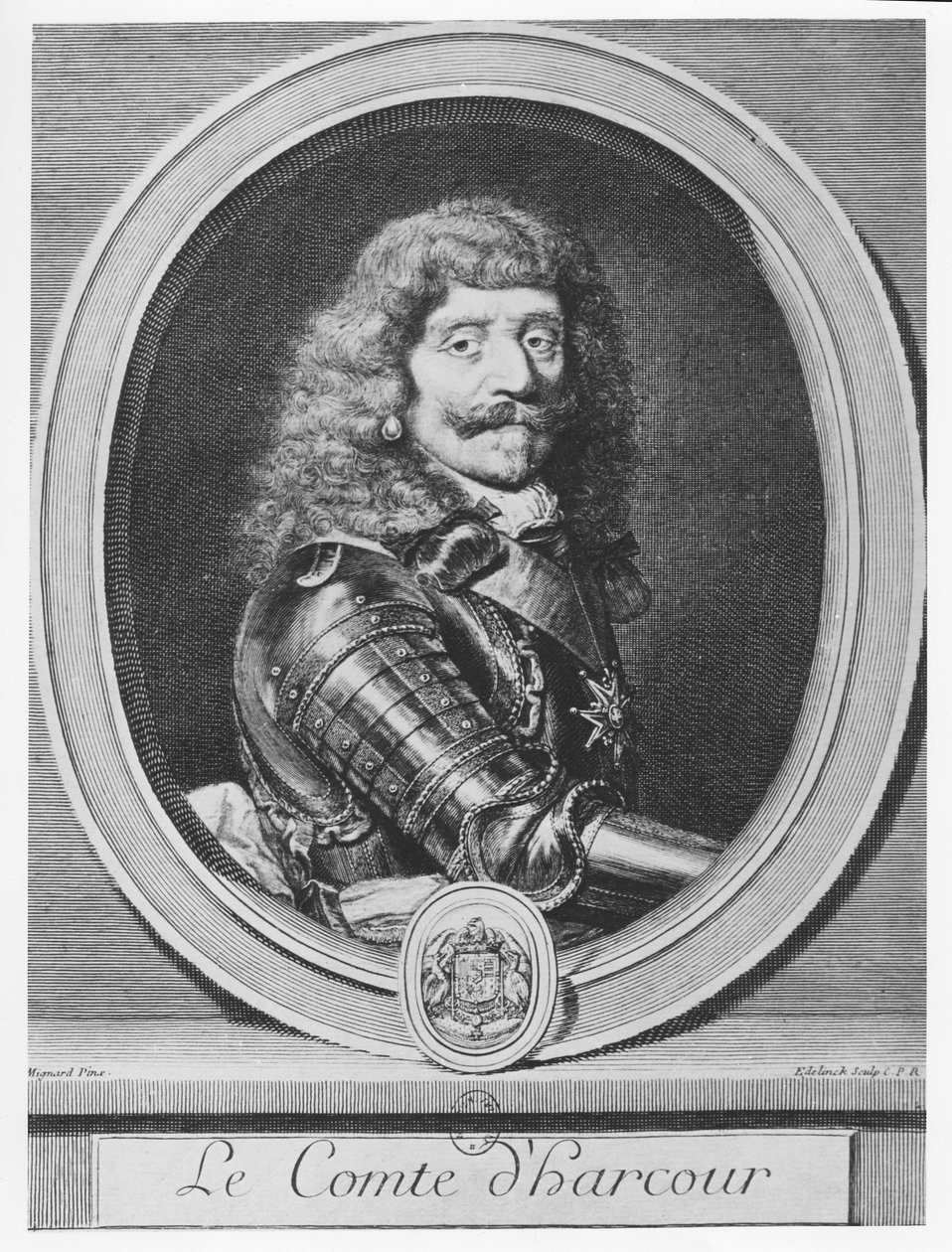 Henri de Lorraine, greve av Harcourt av Gérard Edelinck