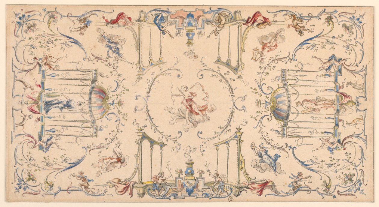 Design for en takdekorasjon av Gravelot