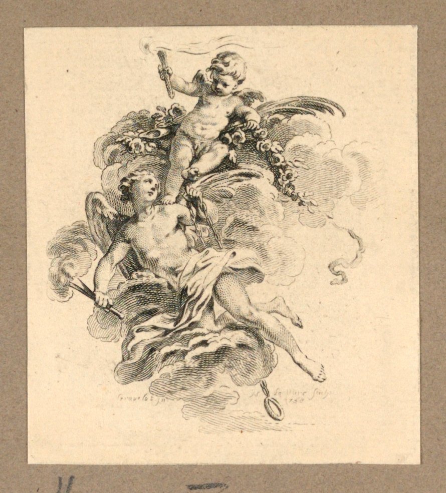Hymen og Putto av Gravelot