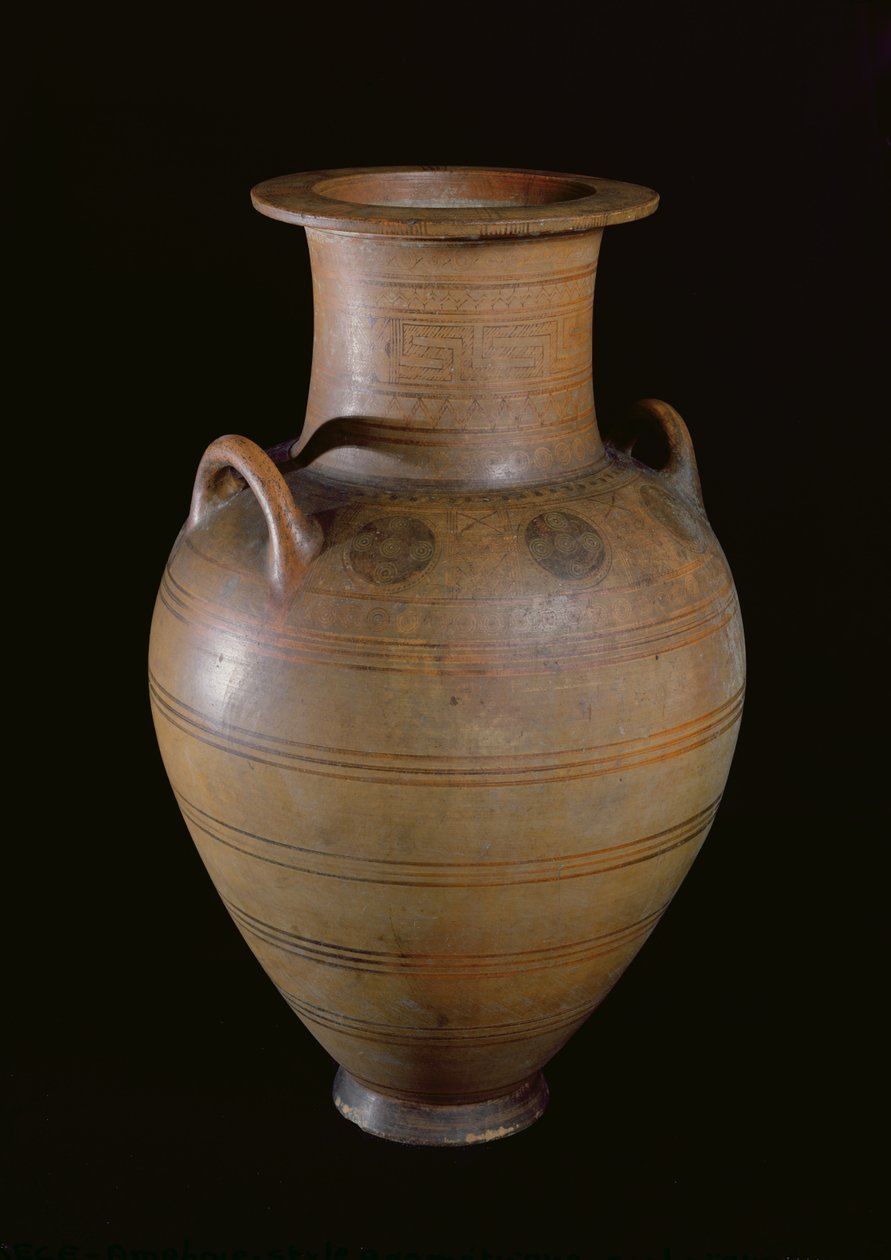 Amphora, ca. 750–700 f.Kr. (terrakotta) av Greco Roman