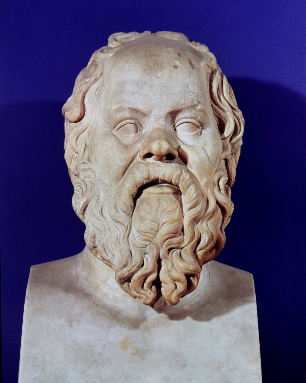 Byste av Sokrates (470–399 f.Kr.) av Greco Roman
