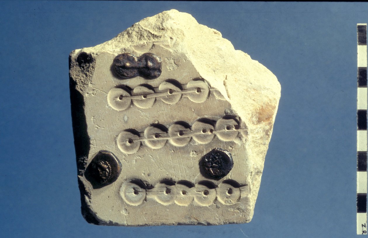 Form for støping av mynter av Greco Roman