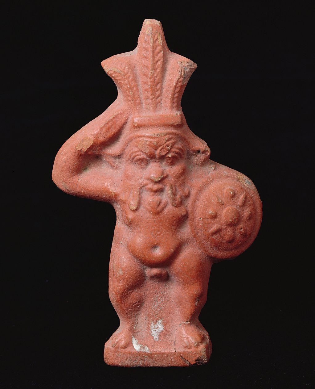 Statuett av den egyptiske husguden Bes av Greco Roman