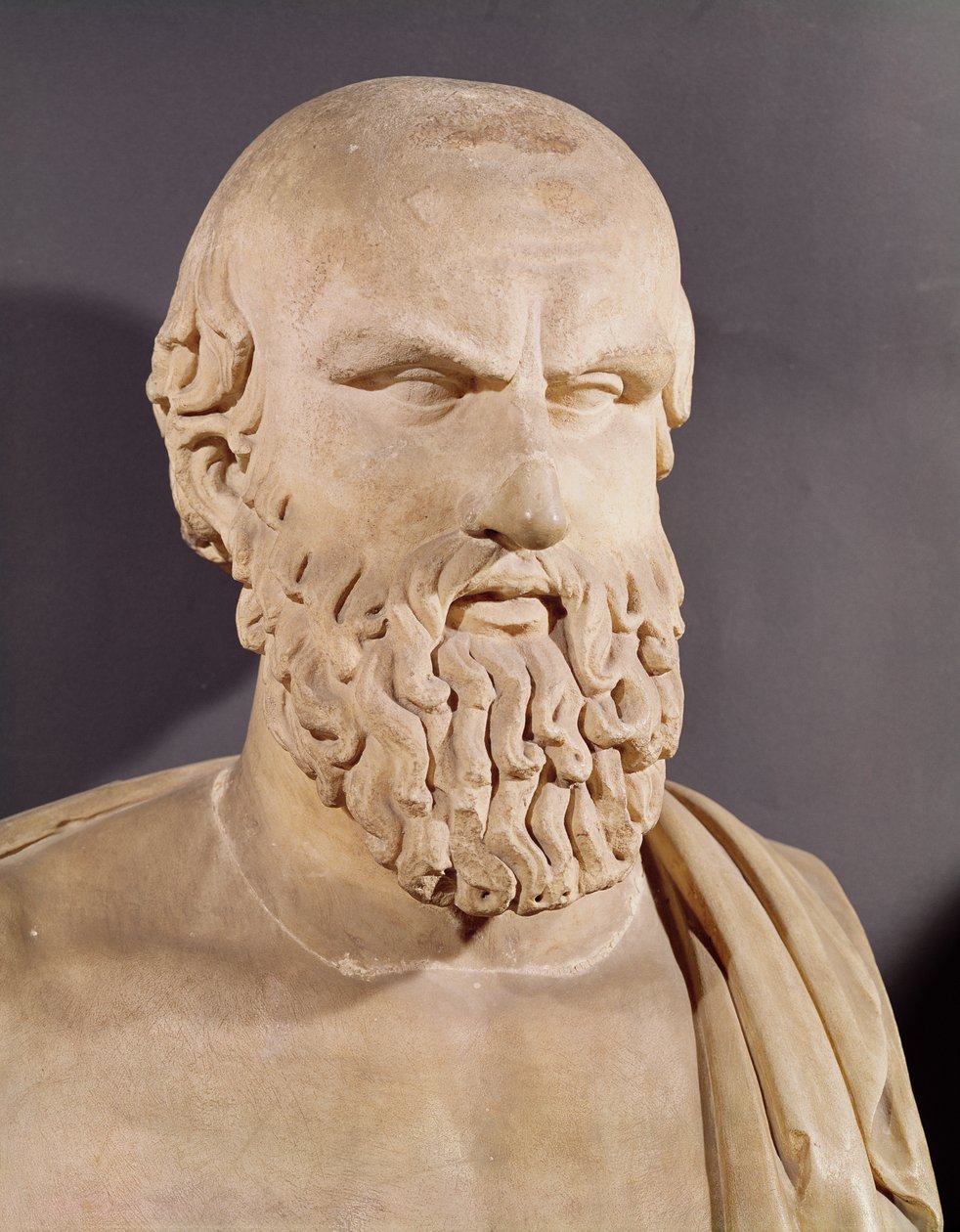Byste av Aischylos (ca. 525-c. 456 f.Kr.) av Greek