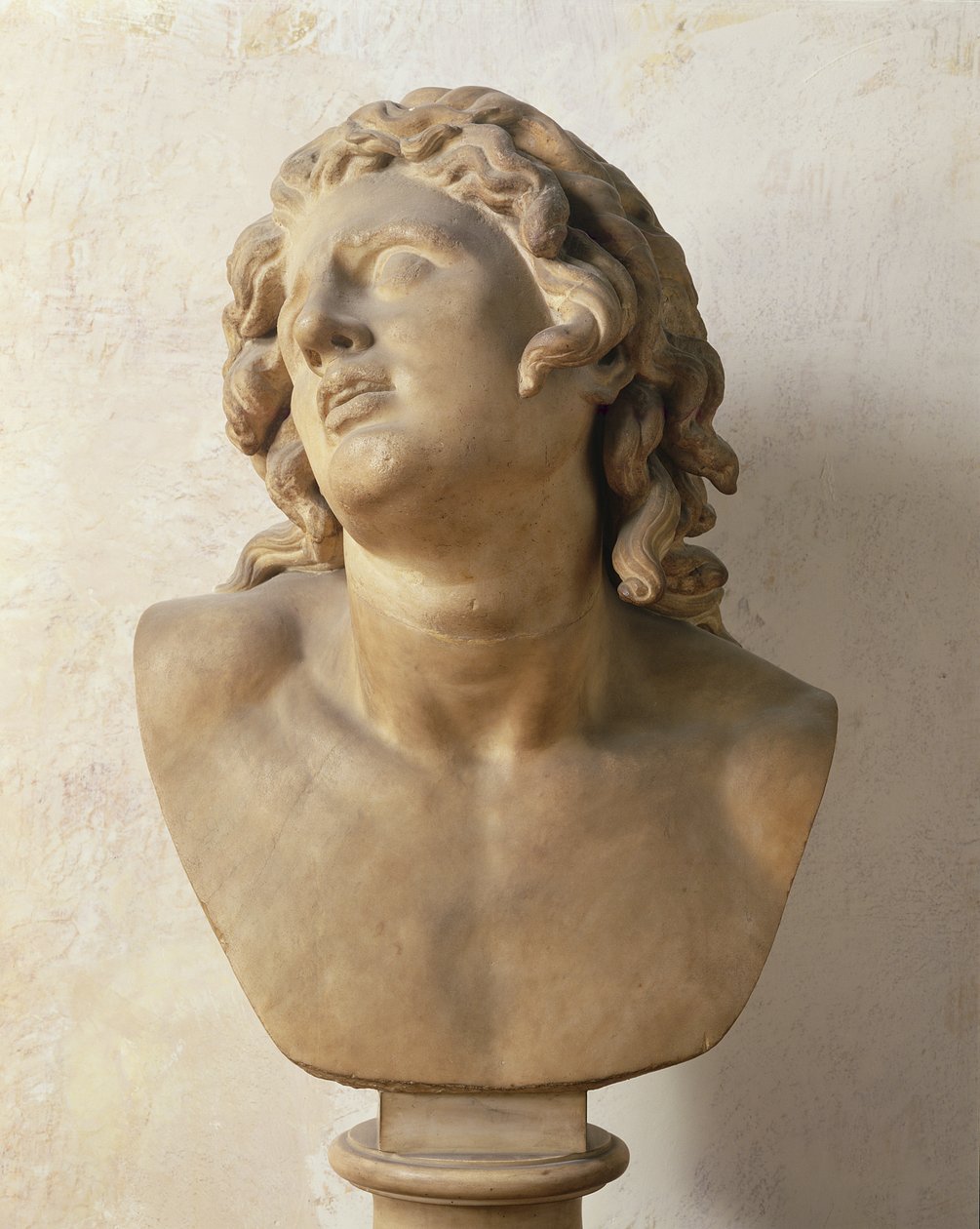 Byste av Alexander III (356-323 f.Kr.) den store av Greek