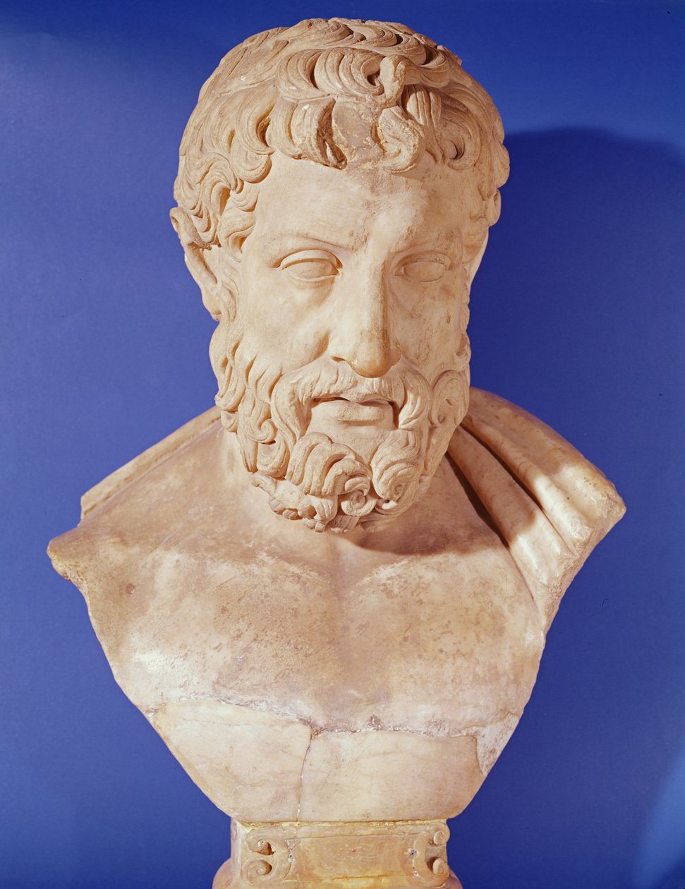 Byste av Metrodorus fra Chios av Greek