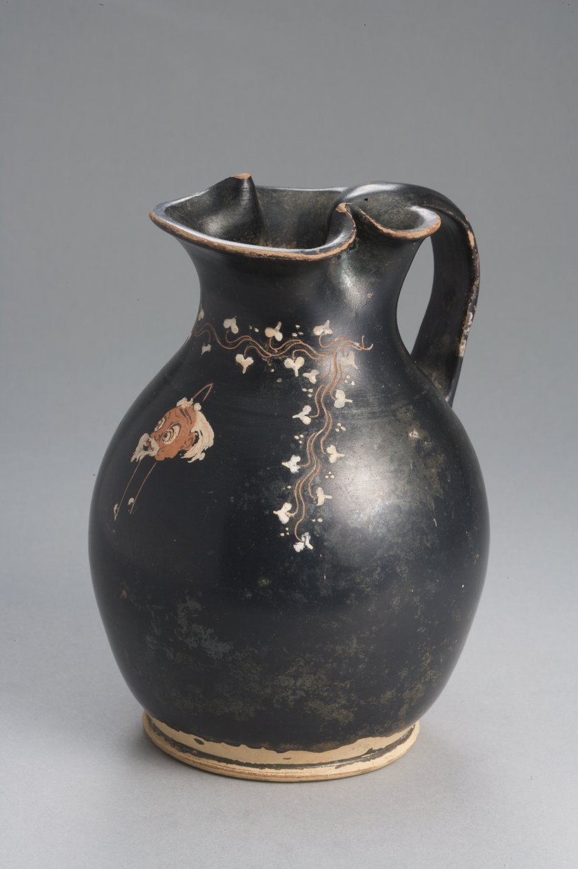 Gnathian glasert oinochoe, Konnakis Group (terrakotta) av Greek