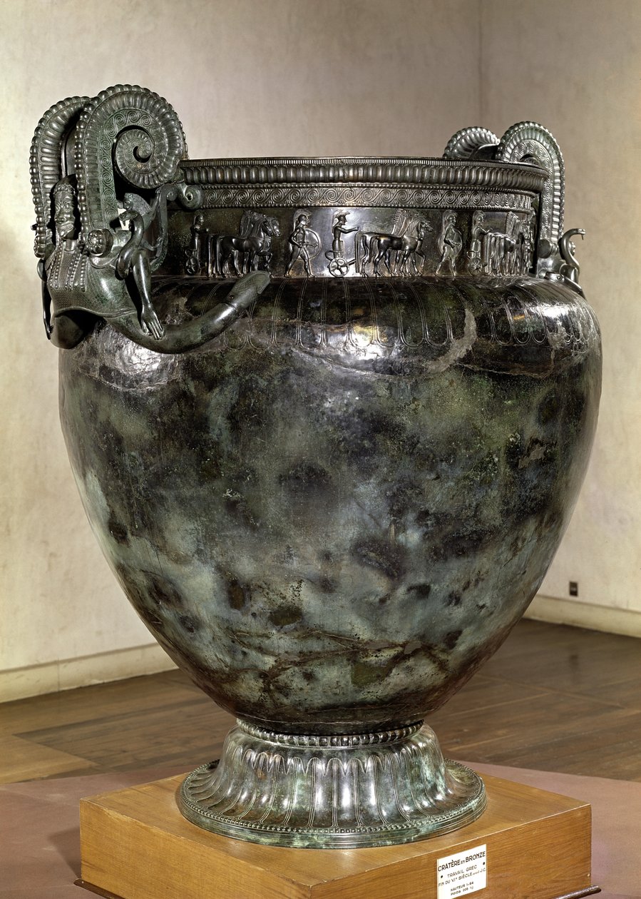Krater, fra graven til en prinsesse av Vix (bronse) (se også 173539, 40863 og 175991) av Greek