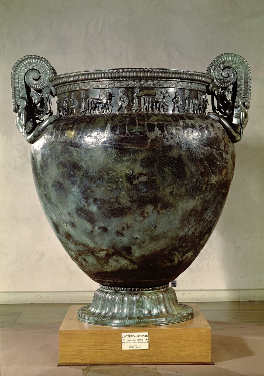 Krater, fra graven til en prinsesse av Vix (bronse) (se også 173539 og 175991) av Greek