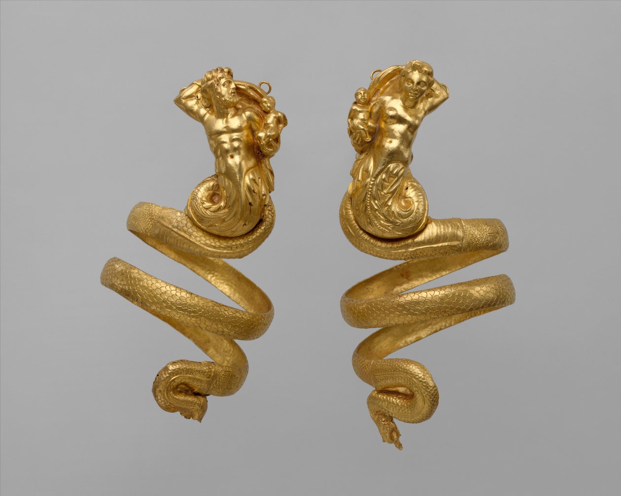 Par armbånd, ca. 200 f.Kr. (gull) av Greek