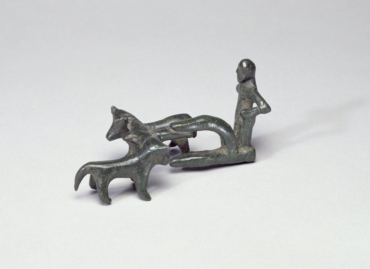 Pløyelag, fra Øst-Hellas eller Tyrkia, 600-tallet f.Kr. (bronse) av Greek