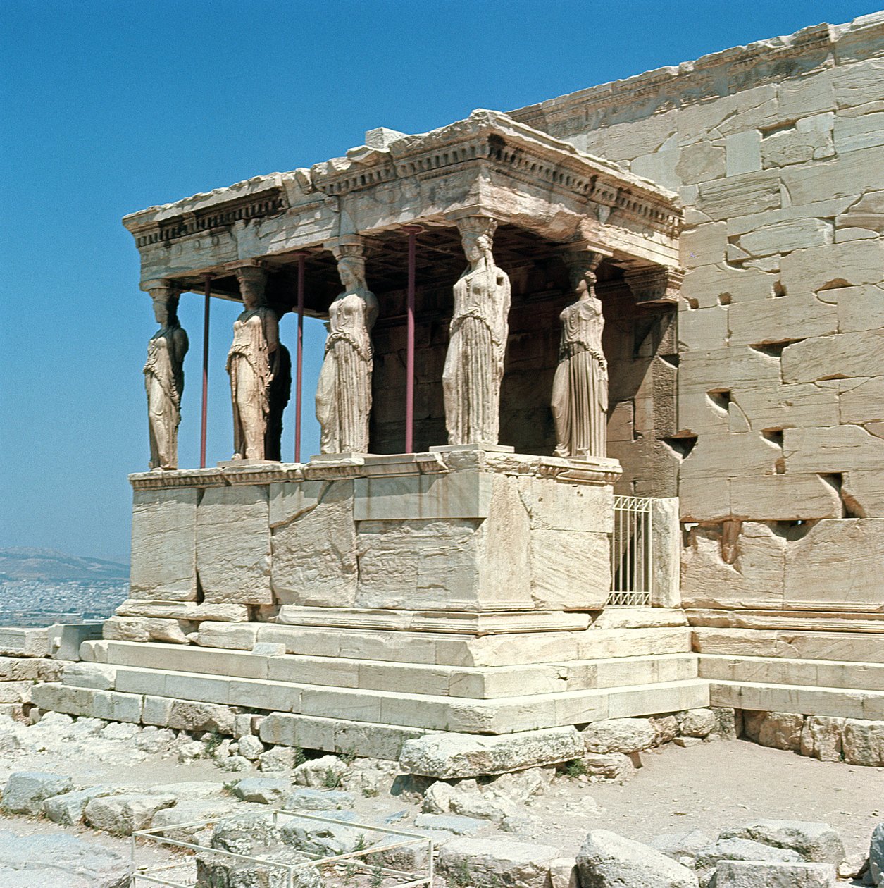Porch of the Maidens, Erechtheion, ca. 421-405 f.Kr av Greek