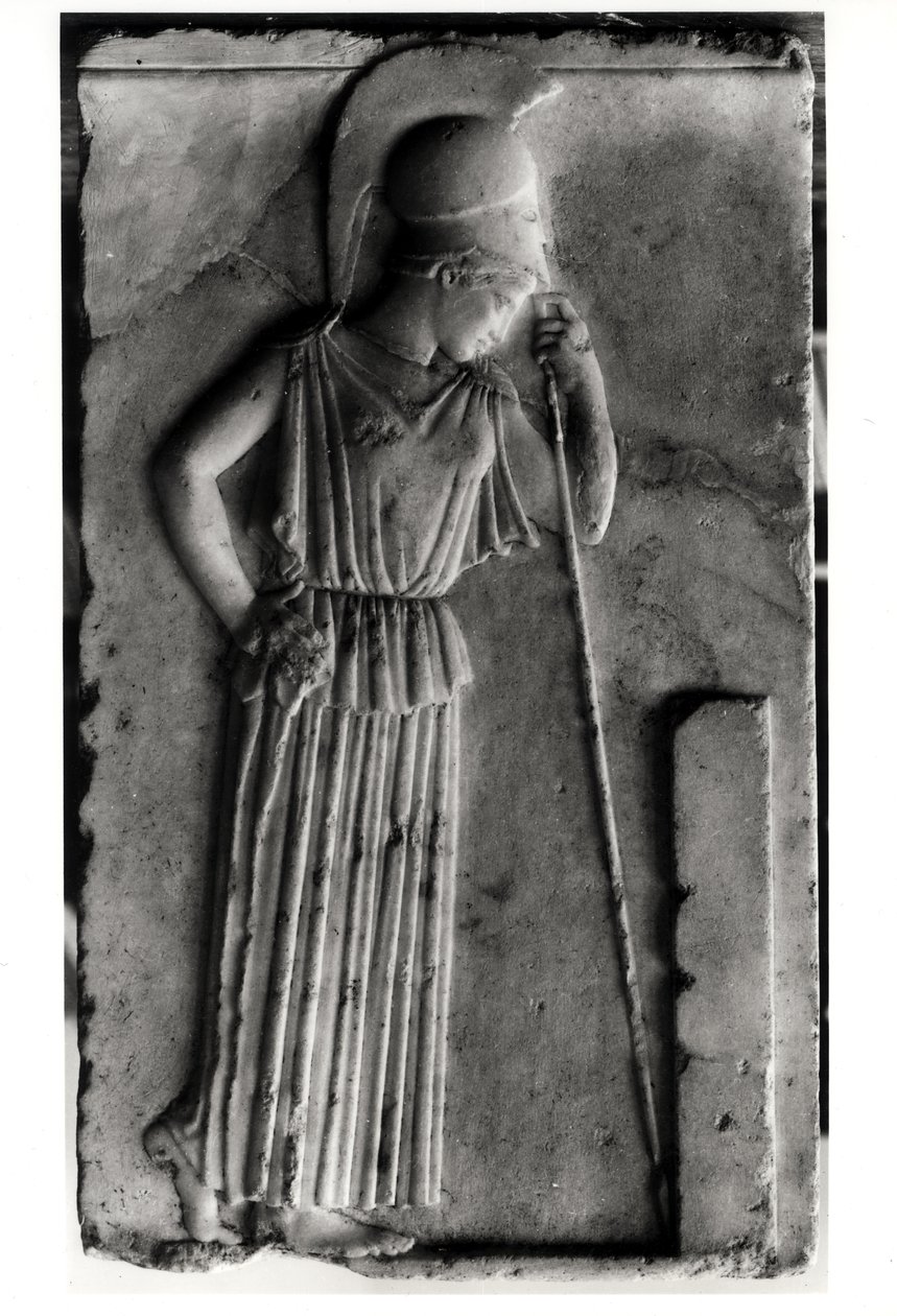 Relieff of the Mourning Athena, ca. 460 (marmor) av Greek