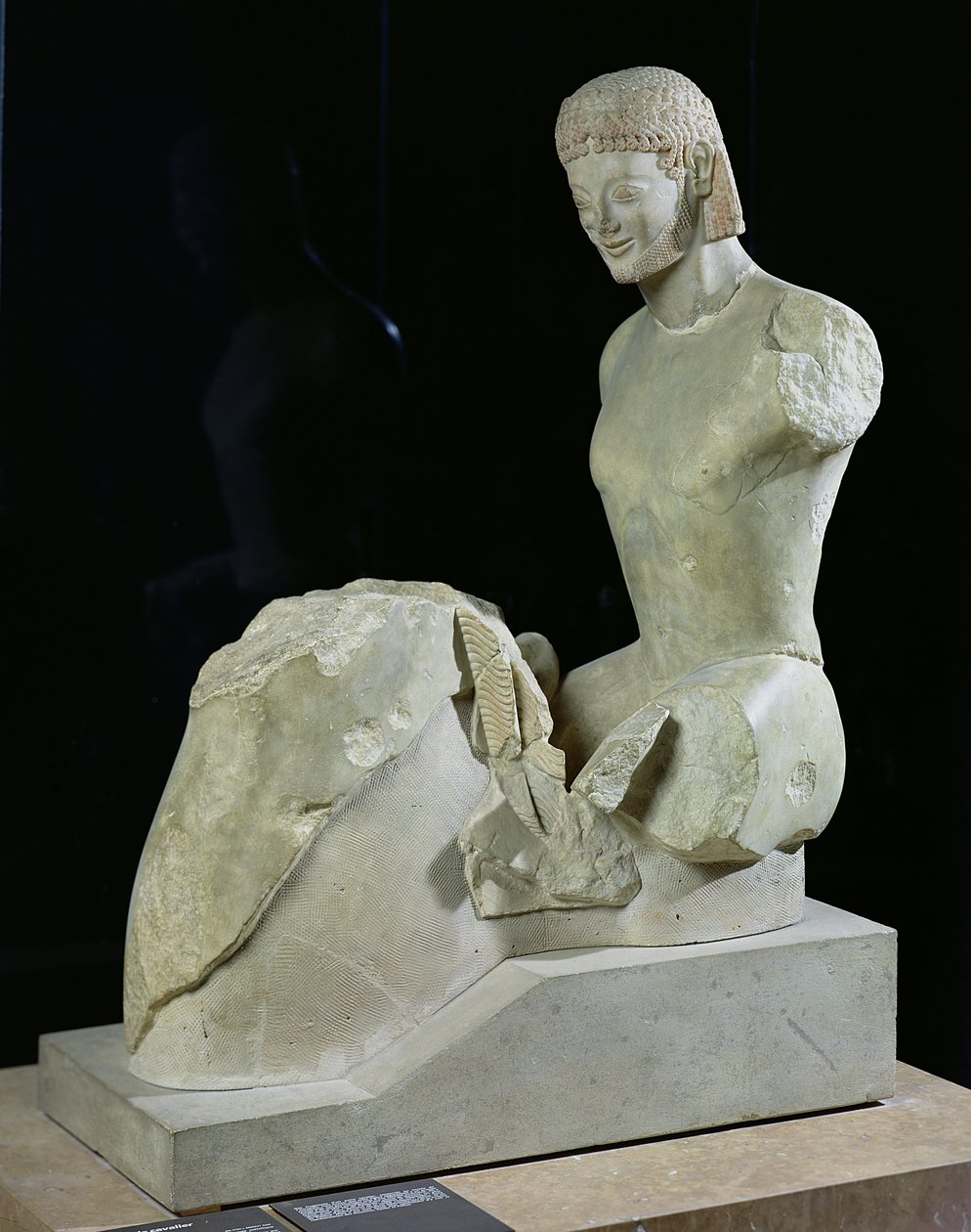 The Rampin Rider, ca. 550–540 f.Kr. (marmor) av Greek