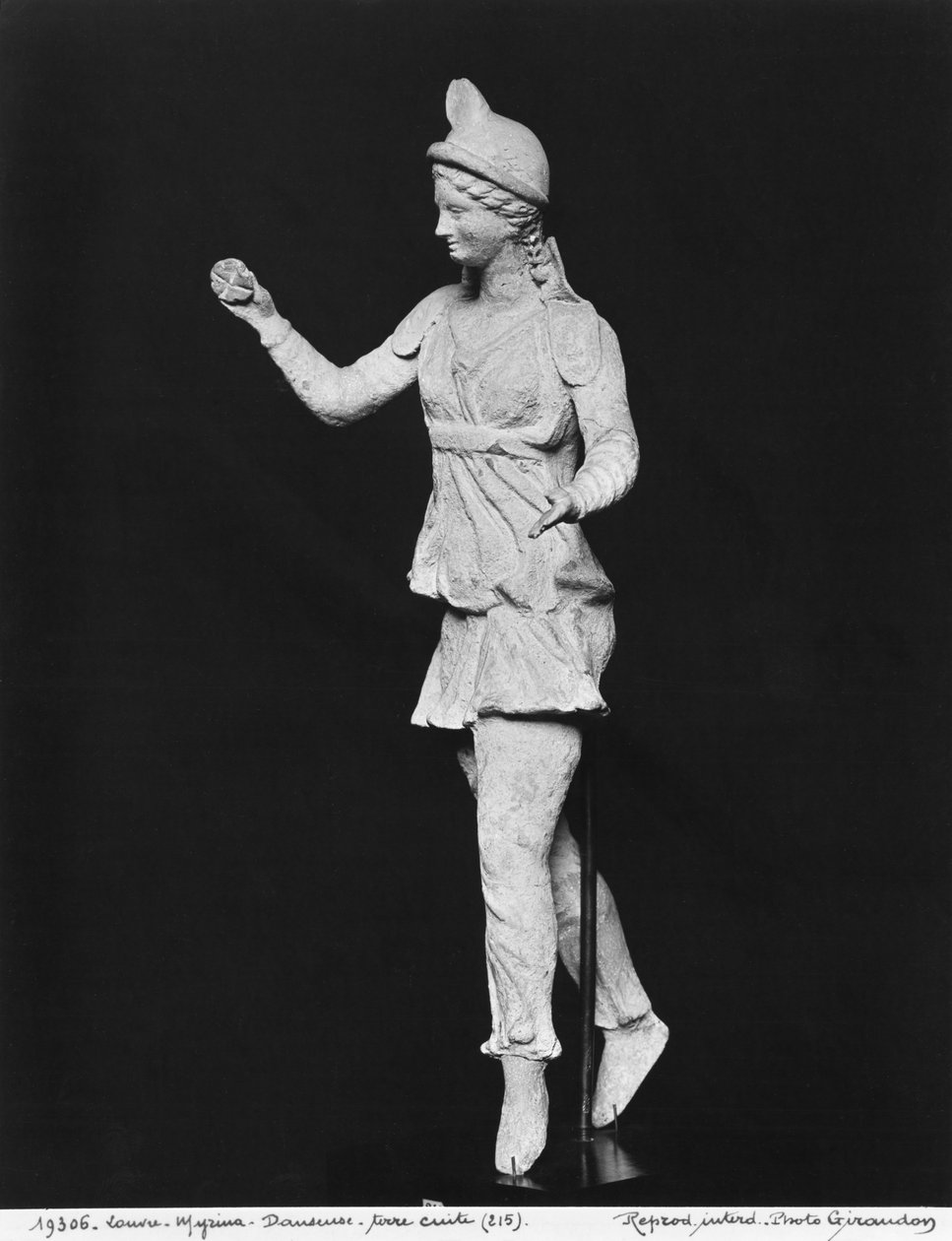 Attis-dans, hellenistisk periode, andre halvdel av 2. århundre f.Kr., fra Myrina (terrakotta) av Greek