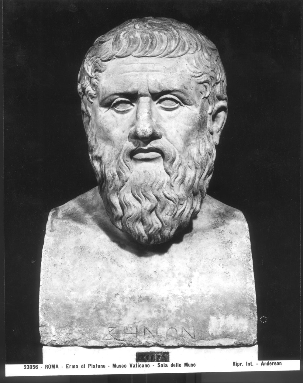 Byste av Platon (ca. 427–347 f.Kr.) av Greek