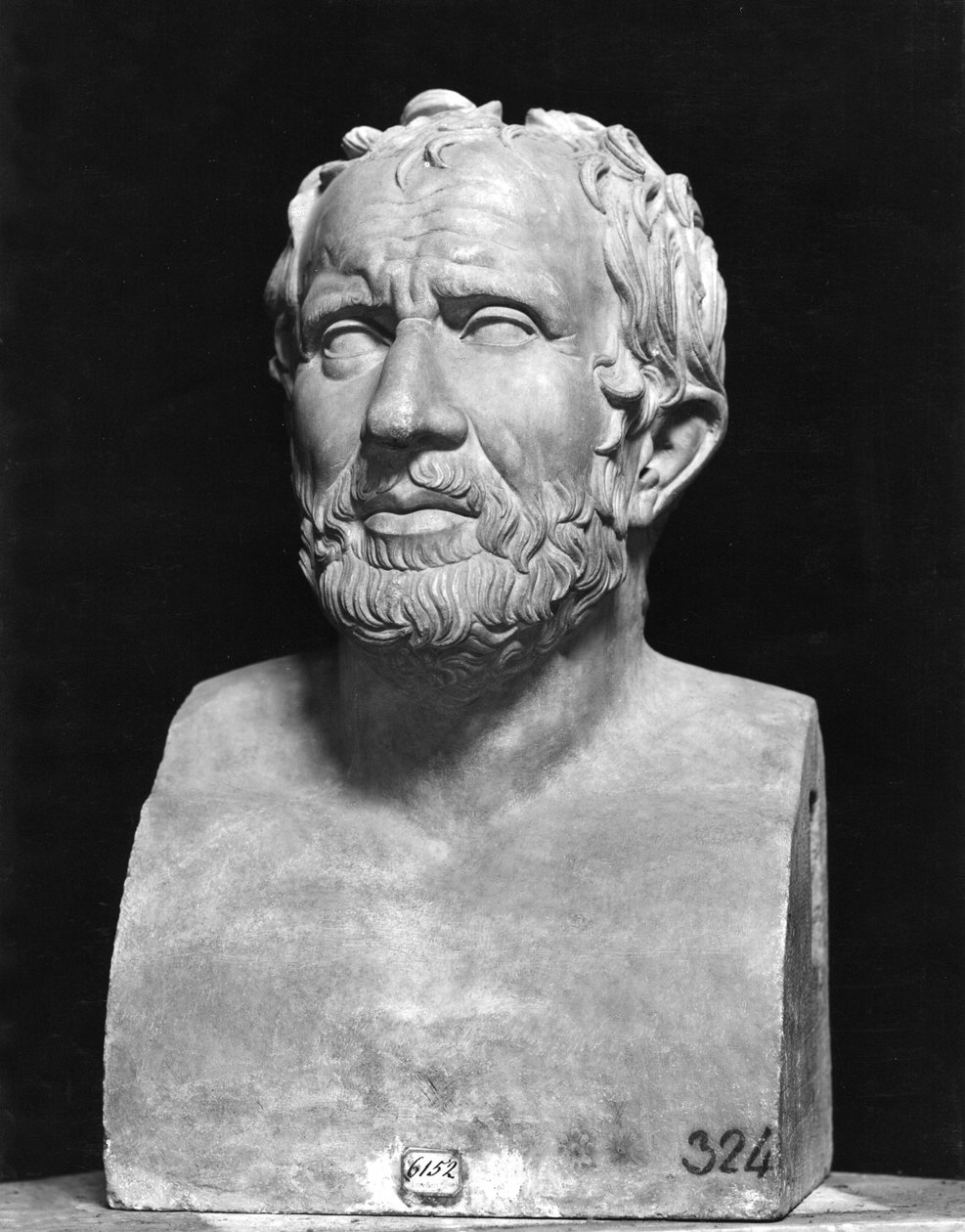 Byste av Zeno av Citium (ca. 335-ca. 264 f.Kr.) av Greek
